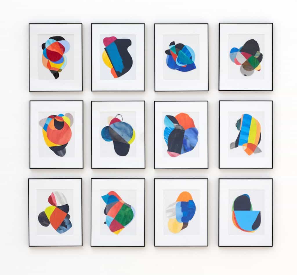 “Boundary Grid”, 2015 | Acrylic and ink on paper Barbara Owen