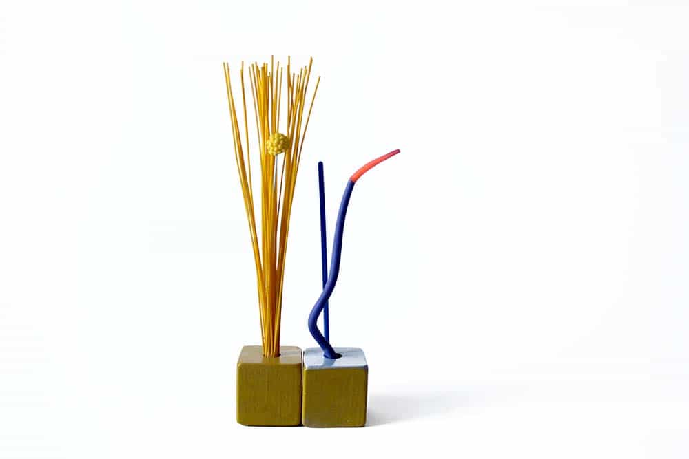 perennial grasses, 2016 | found material, polymer clay, and spray paint | Photo Kristine Roan