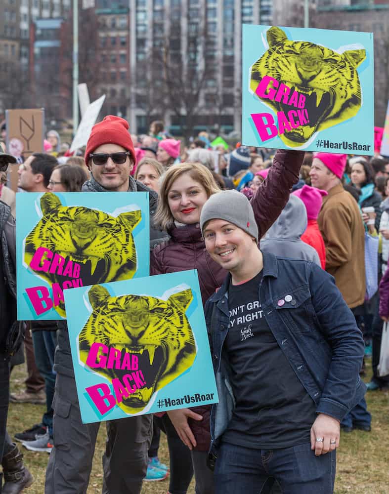 Women's March for America 2017, Boston | The Grab Back | Photograph by Henry Amistadi