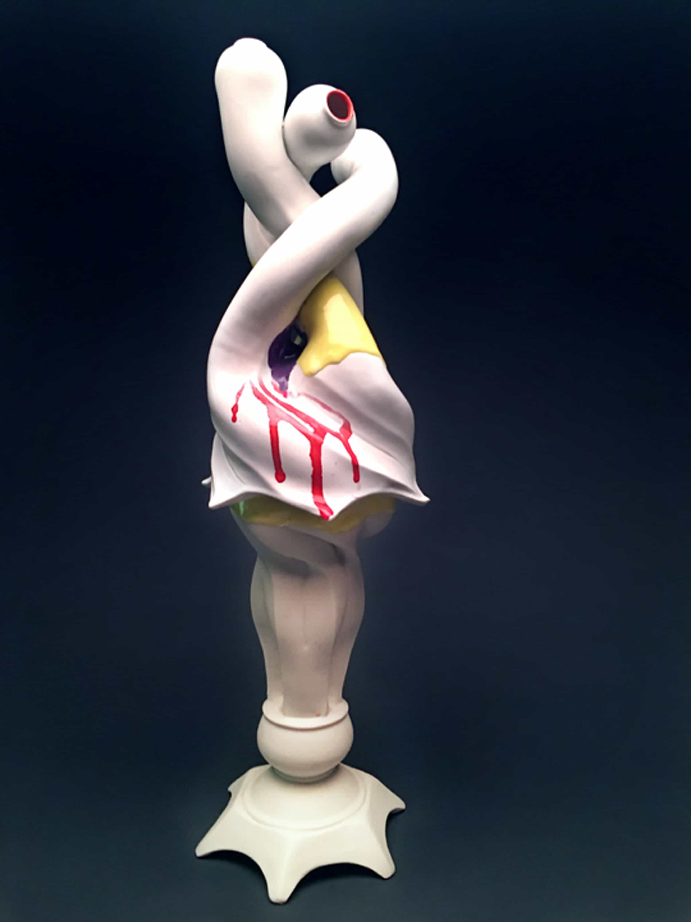 Catastasis Vase Form, Porcelain, 2016 | Photo by credit Matt Towers