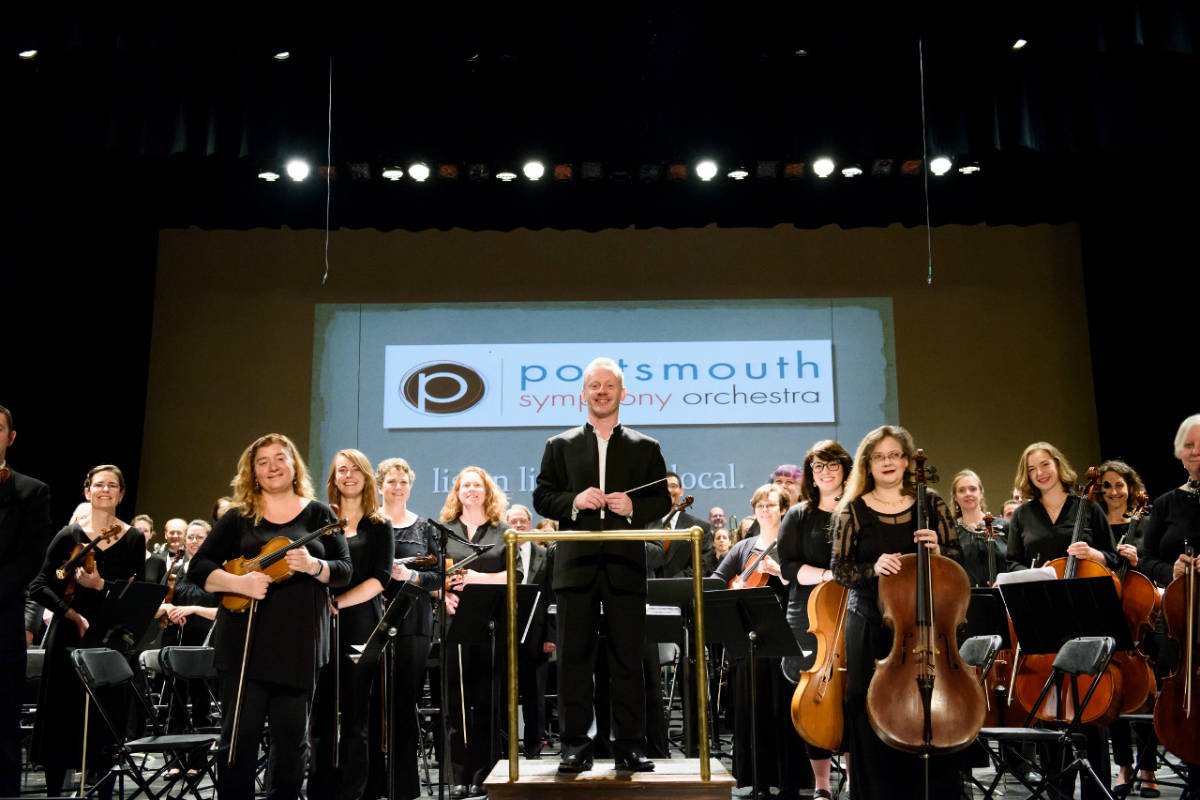 John Page, Portsmouth Symphony Orchestra, photo by Virgil Mehalek