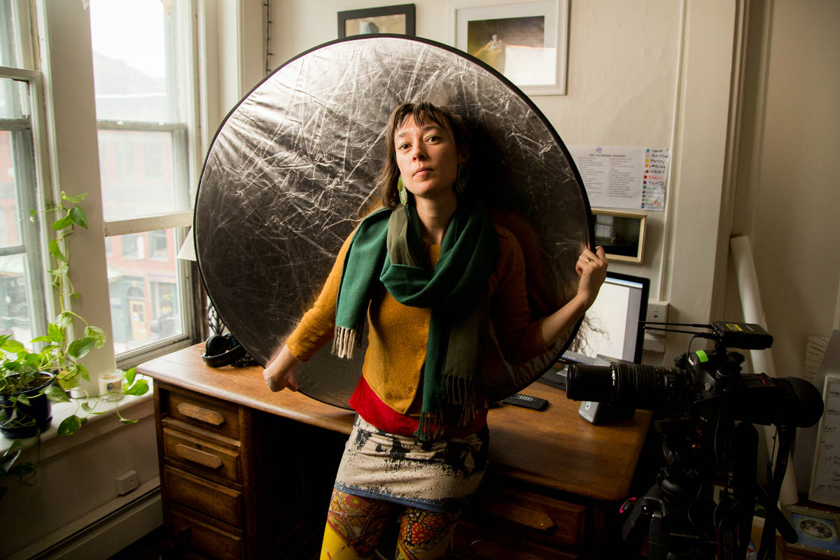 filmmaker Willow O'Feral, photo by Brad Heck, Vermont