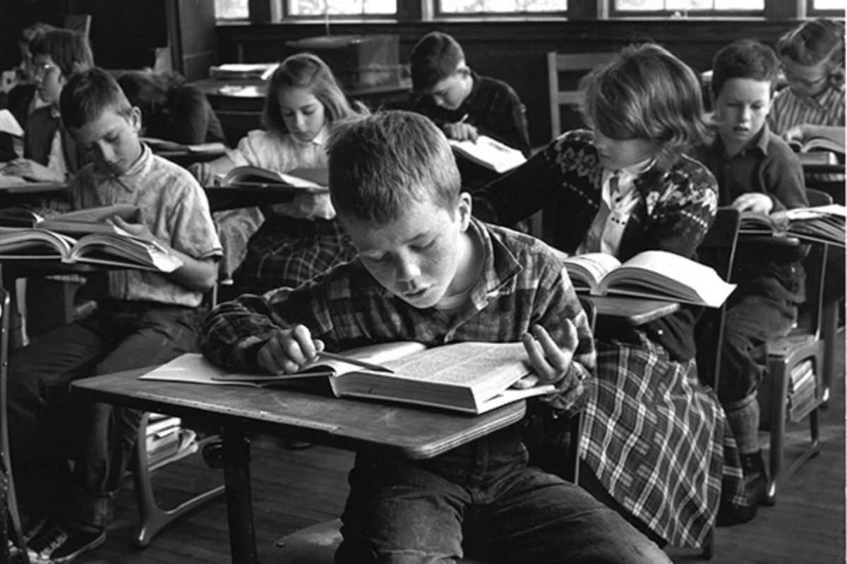 Clemens Kalischer (b.1921) Peacham: One Room Schoolhouse, 1958 Silver Gelatin Print, 8 x 10 inches © 2017 Clemens Kalischer Image courtesy Image Photos