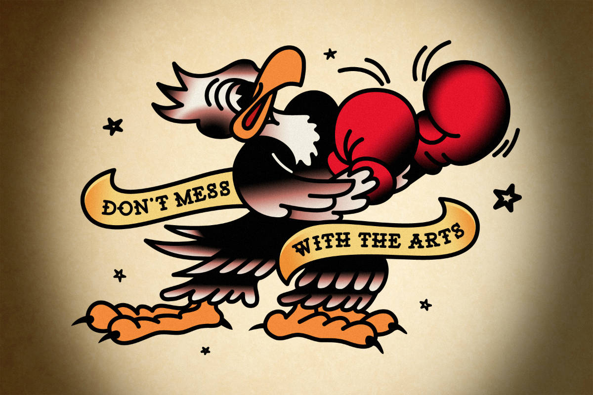 Ink for the Arts, Cuseum, Brendan Ciecko, Dont-Mess-With-The-Arts (1)