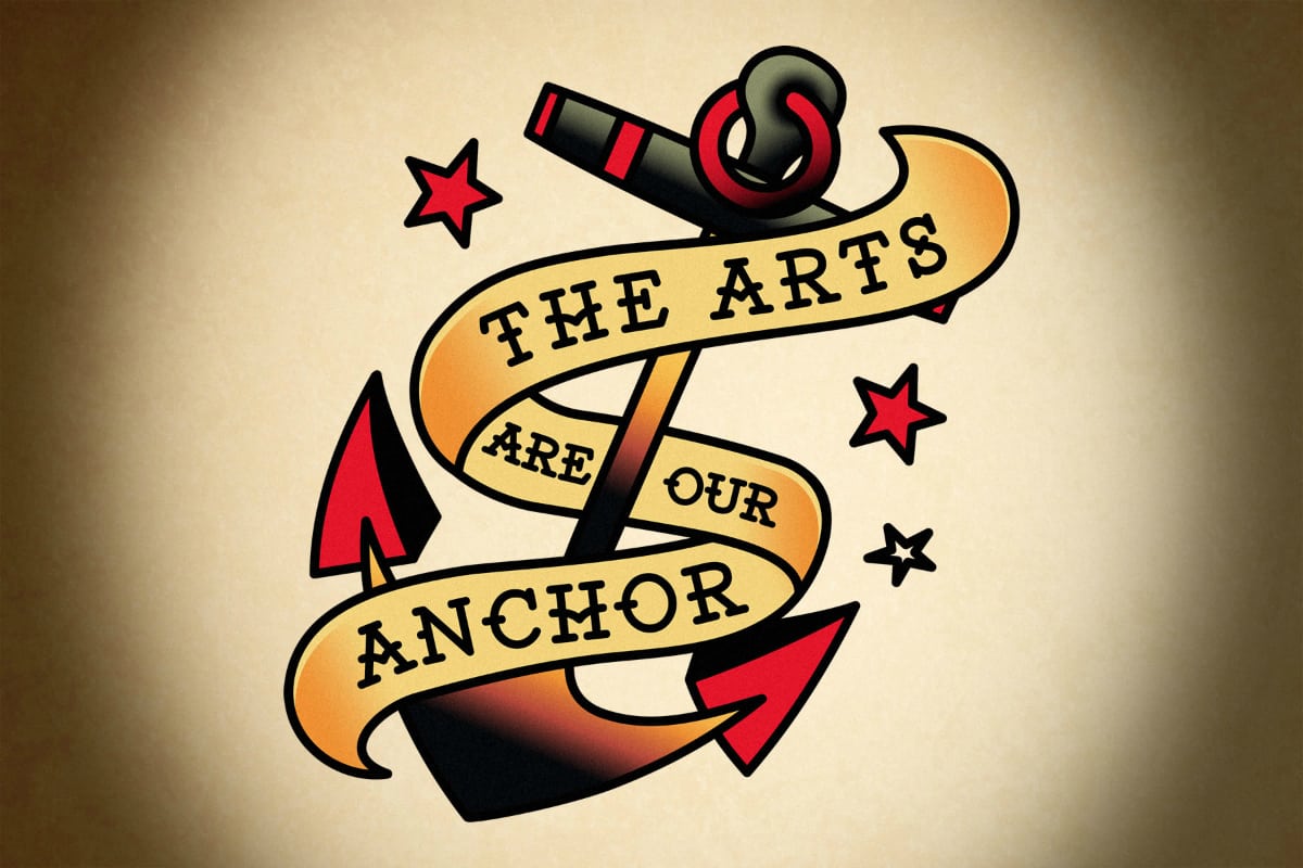 Ink for the Arts, Cuseum, Brendan Ciecko, The-Arts-Are-Our-Anchor (1)